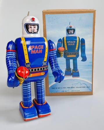 MS - Blikken speelgoed - Space Man - 1990-2000 - China