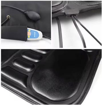 Massage Stoelkussen met Verwarming – 9 Motoren PU Leder, Verzenden, Nieuw