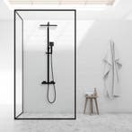 Badkamer Douche Zwart | 30cm Regendouche | Beste Prijs, Ophalen of Verzenden, Nieuw, Rvs, Douche