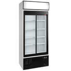 Vitrinekast positieve T°, geventileerd, 760L., 2 schuifdeure, Verzenden, Nieuw in verpakking, Koelen en Vriezen
