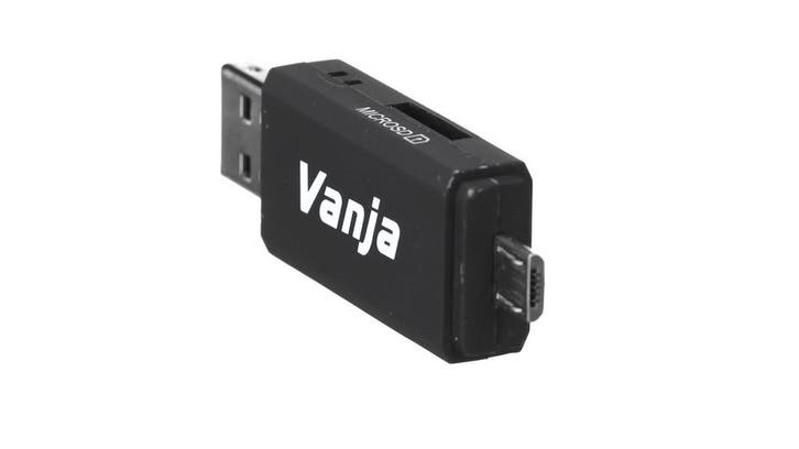 USB OTG Kaartlezer / USB 2.0 Adapter voor SD en Micro SD, Computers en Software, Overige Computers en Software, Zo goed als nieuw