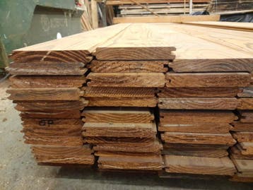 Thermogrenen platohout, Nieuw, Plank