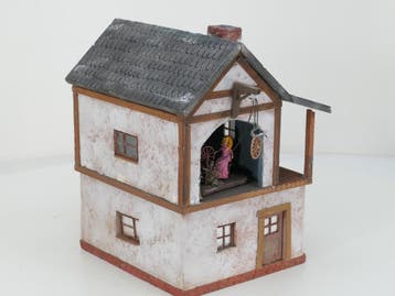 Uniek Zelfbouw Huis met verdieping gemaakt uit schuimplaat., Ophalen of Verzenden, Gebruikt