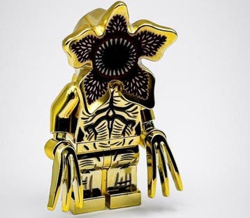 Lego Minifiguur - DC Comics - LEGO Chrome Gold Demogorgon, Nieuw