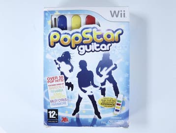 Wii - PopStar Guitar with Snap On Air-Guitar, Ophalen of Verzenden, Nieuw