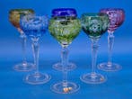 Farbige Weingläser – Nachtmann Bleikristall 24% – 6 Stück -, Antiek en Kunst