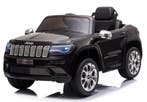 Kinderauto, JEEP GRAND CHEROKEE®,zwart, leder, rubber,NIEUW!, Ophalen of Verzenden, Nieuw