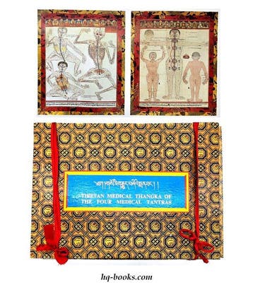 Tibetan Medical Thangka - Of the Four Medical Tantras - 1998