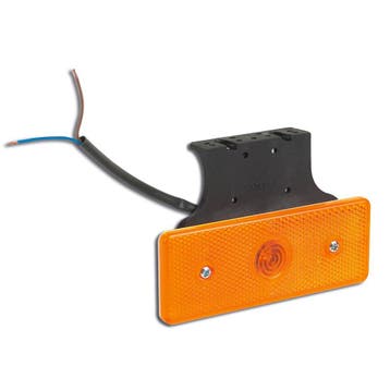 LED Zijmarkering Oranje 24V met beugel, Auto-onderdelen, Verlichting, Ophalen of Verzenden, Nieuw