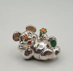 Topolino rivestito in argento 925 e smalti - Figuur - .925