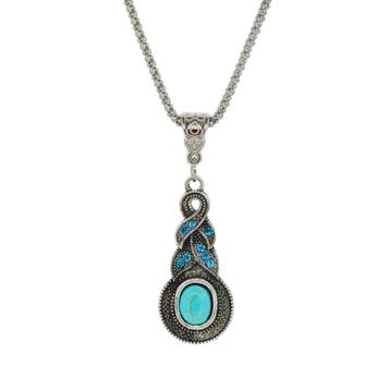 Fako Bijoux - Ketting - Tibetaanse Stijl - Zilverkleurig -, Verzenden, Nieuw