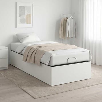 vidaXL Bedombouw voor verstelbare bedbodem Wit 70 x 200 cm, Verzenden, Nieuw, Wit, Hout