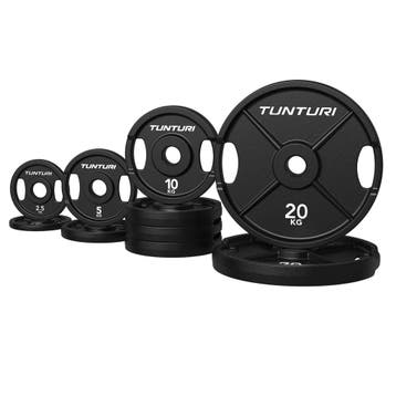 Tunturi Platinum Cast Iron Plate - Bumperplates - 95kg - Set, Verzenden, Nieuw