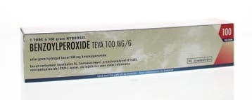 Pharmachemie Benzoylperoxide 10% - 100 gram, Verzenden, Nieuw