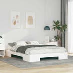 vidaXL Bedframe Wit 140 x 200 cm, Verzenden, Nieuw, Wit, Hout