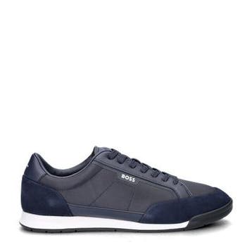 BOSS Nitan Low lage sneakers voor heren in het Blauw, Kleding | Heren, Schoenen, BOSS, Nieuw, Sneakers of Gympen, Verzenden