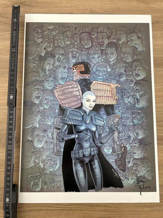 Dave Taylor - Print Signed by Dave Taylor, Boeken, Stripboeken