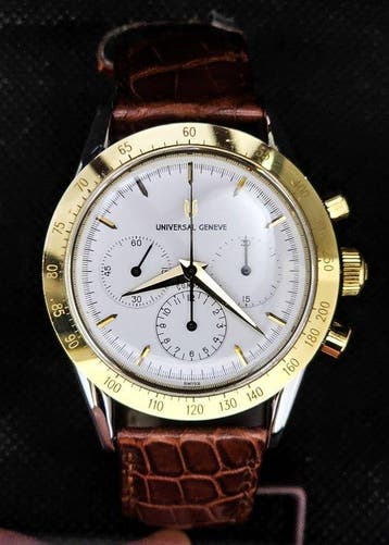 Universal Geneve - Chronograph - 26444 - Heren - 1990-1999, Nieuw