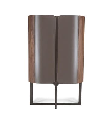 Veiling - Wandkast Walnoot - 160cm - Notenhout bruin - Bronz, Nieuw