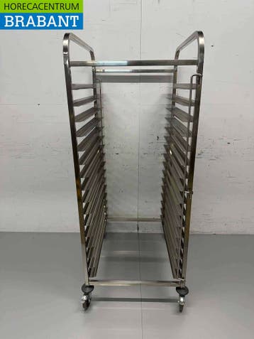 HCB RVS Regaalwagen 32 x 60/40 cm Bakery norm Horeca, Zakelijke goederen, Ophalen of Verzenden, Nieuw in verpakking