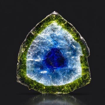 Gigantische koningsblauwe oogtormalijn • 11,10 ct • Uniek