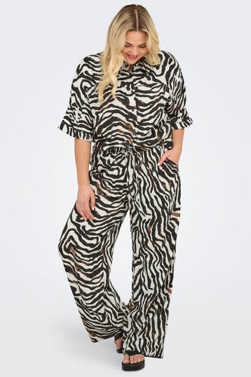 ONLY ECO broek zebra Maat:, Verzenden, Nieuw, Overige kleuren