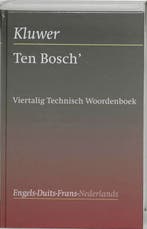 Ten Bosch viertalig technisch woordenboek Enge 9789055761449, Boeken, Verzenden, Zo goed als nieuw