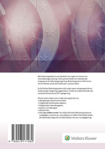 Belastingwetten 2023 9789013171082 J.P. Boer, Boeken, Verzenden, Gelezen, J.P. Boer