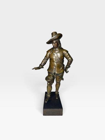 l’école française - sculptuur, Oliver Cromwell d’après Paul