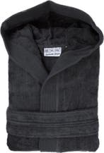 The One - XXL/3XL - Velours Badjas met Capuchon Antraciet, Verzenden, Nieuw