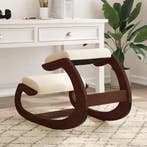 vidaXL Knielstoel 55x84x55 cm berkenhout multiplex, Verzenden, Nieuw