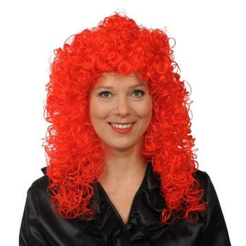 Roxy Wetlook Pruik Luxe Rood, Verzenden, Nieuw