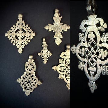 Zilverlegering - Koptisch - Hanger