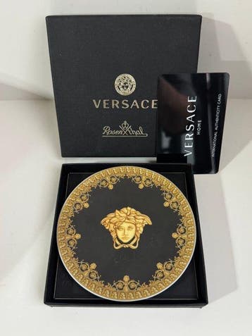 Versace Rosenthal I Love Baroque Nero Porcelain videpoche /, Nieuw