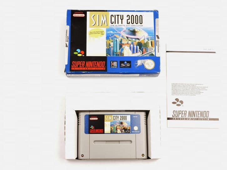 Sim City 2000 [Super Nintendo], Spelcomputers en Games, Games | Nintendo Super NES, Zo goed als nieuw, Ophalen of Verzenden