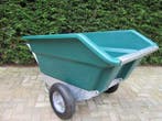 Tweewielige kiepkruiwagen 400 ltr,  GROEN, Dieren en Toebehoren, Ophalen of Verzenden, Nieuw