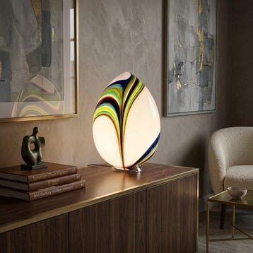 Murano - Tafellamp - Muranoglas - Tafellamp hoogte 41 cm