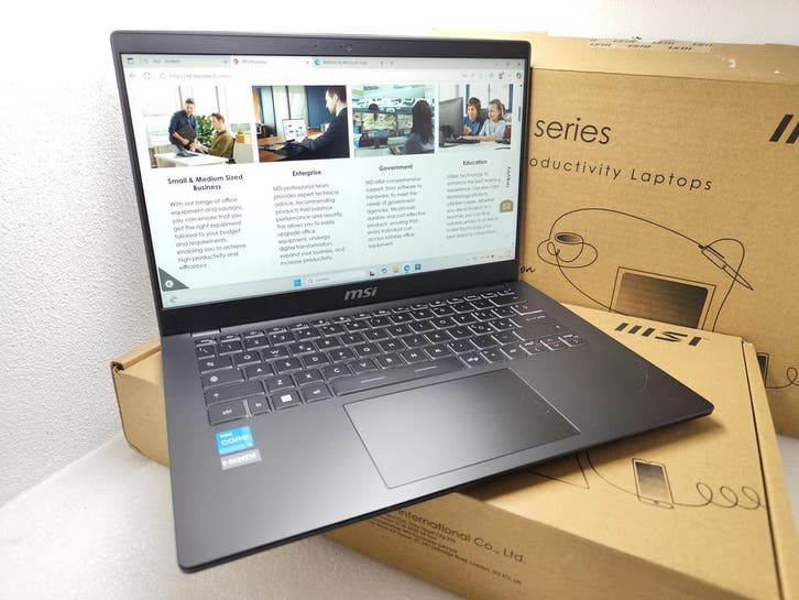 MSI 14 C12M-203IT, 8GB RAM, 512GB SSD, i3 12de gen, FHD 14, Computers en Software, Windows Laptops, 3 tot 4 Ghz, SSD, 14 inch