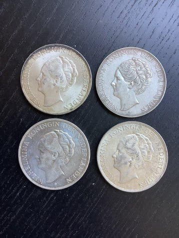 Nederland. Wilhelmina. 2 1/2 Gulden 1932-1940 (Zonder, Postzegels en Munten, Munten | Nederland