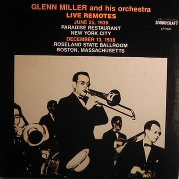 Glenn Miller And His Orchestra - Live Remotes June 25 1938 -, Ophalen of Verzenden, Gebruikt