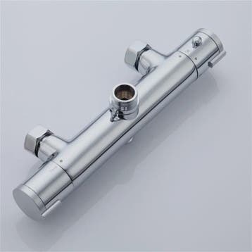 Thermostatische Douchekraan Chroom - Dubbele Hendel Wandmont, Doe-het-zelf en Verbouw, Sanitair, Verzenden, Nieuw