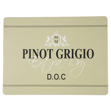 placemat wijn pinot grigio beige 30x40cm (4), Verzenden, Nieuw