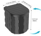 Opvouwbaar Camping Toilet met Zachte Zitting Anti-Geur, Verzenden, Nieuw