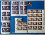 Duitse Rijk - & Bohemia & Moravia – MNH multiples & margin, Gestempeld