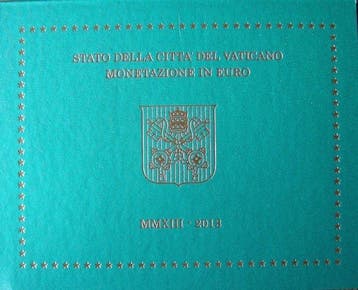 Vaticaan. Year Set (BU) 2013 (Zonder minimumprijs)