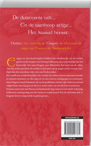 Oudste / Het erfgoed 9789022557761 Christopher Paolini, Boeken, Verzenden, Gelezen, Christopher Paolini