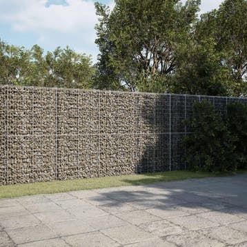 vidaXL Schanskorf 750x100x200 cm gegalvaniseerd ijzer, Verzenden, Nieuw, Metaal
