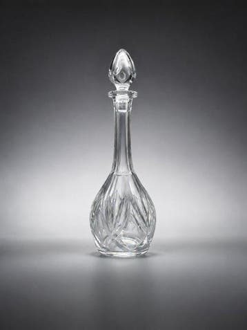 St. Louis - Fles - CERDAGNE - Kristal - Fles met kurk, Antiek en Kunst