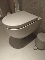 Wandcloset hangend toilet mat wit randloos - 0028, Ophalen, Nieuw, Toilet