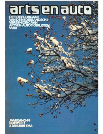 1983 ARTS EN AUTO MAGAZINE 01 NEDERLANDS, Nieuw, Author